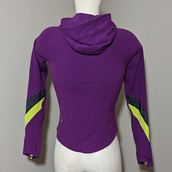 Lululemon Full Moon Jacket Vintage Front Zip Purple 6 - Picture 3 of 7